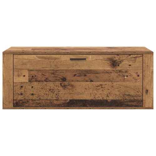 Шкаф за обувки Старо дърво 100 x 35 x 38 см Инженерно дърво