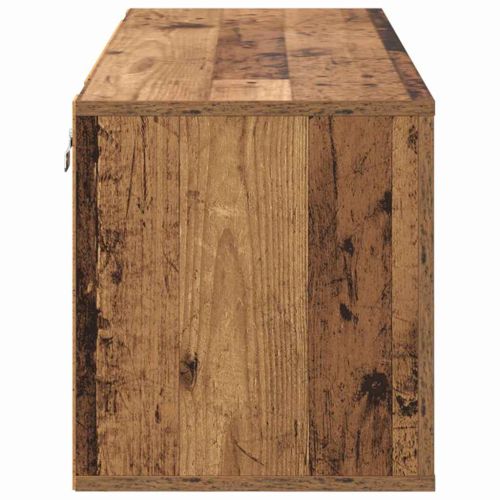 Шкаф за обувки Старо дърво 100 x 35 x 38 см Инженерно дърво