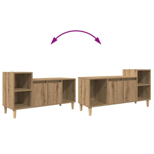 ТВ шкаф Дъб 100 x 35 x 55 см Инженерно дърво