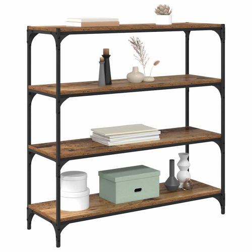 Шкаф за книги Старо дърво 100 x 33 x 100 см