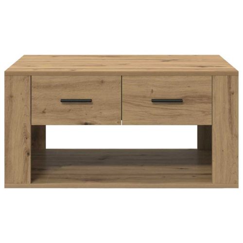 Масичка за кафе с чекмедже Дъб 80 x 50 x 40 cm Инженерно дърво