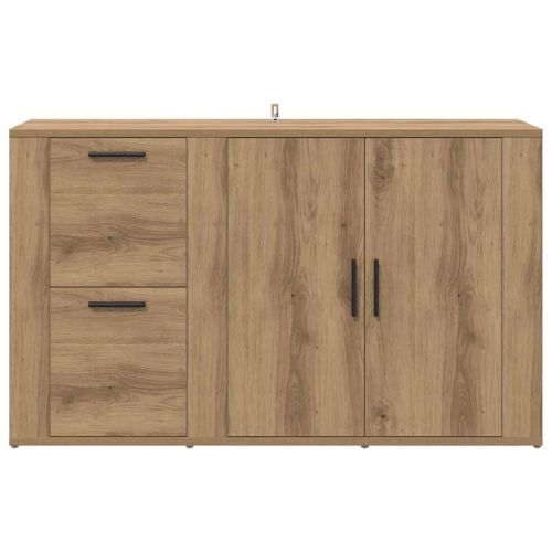 с чекмедже дъб артизан 100 x 33 x 59.5 см Инженерно дърво