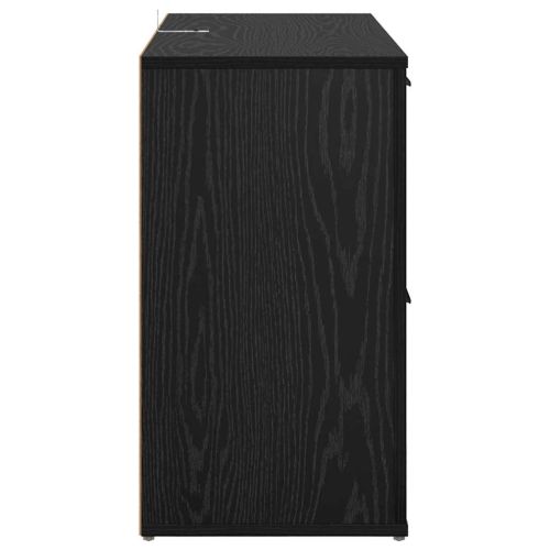 с чекмедже Черен дъб 100 x 33 x 59.5 см Инженерно дърво