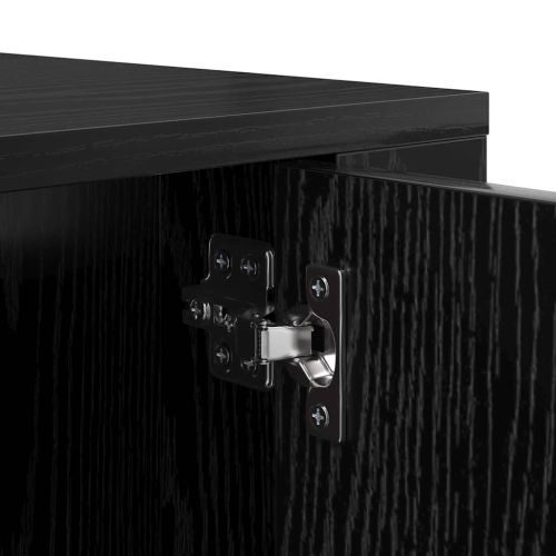 Стенен ТВ кабинет Черния дъб 100 x 34,5 x 40 см Инженерно дърво