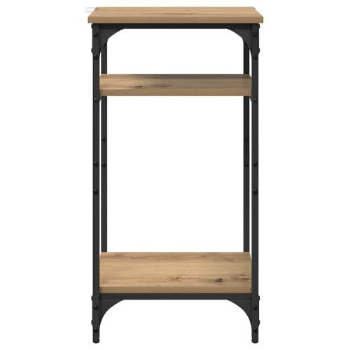 Странична маса с рафт Дъб 40 x 30 x 75 cm Инженерно дърво