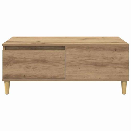 Масичка за кафе с чекмедже Дъб 90 x 50 x 35 cm Инженерно дърво