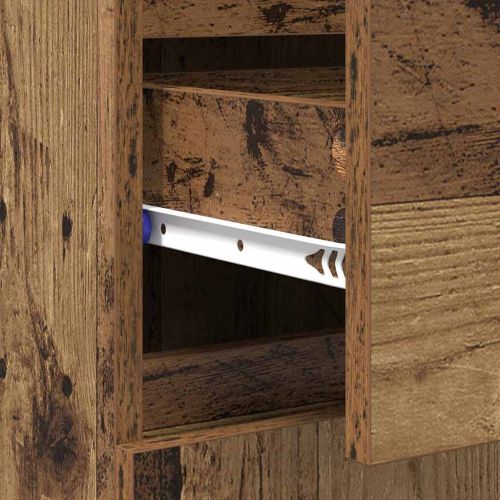 Служебен шкаф с чекмедже Старо дърво 60 x 35 x 70 cm