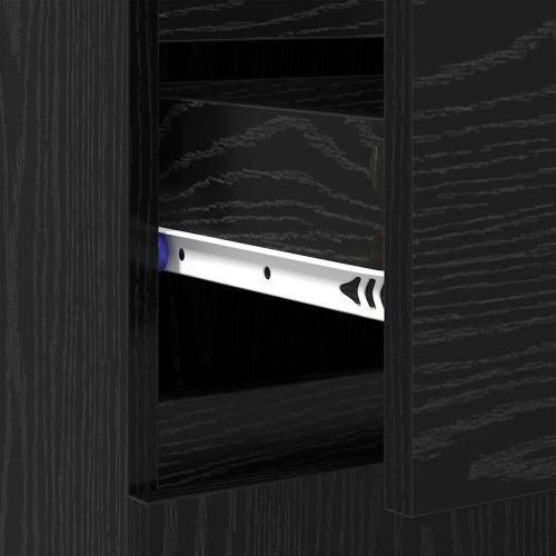 Служебен шкаф с чекмедже Черния дъб 60 x 35 x 70 cm