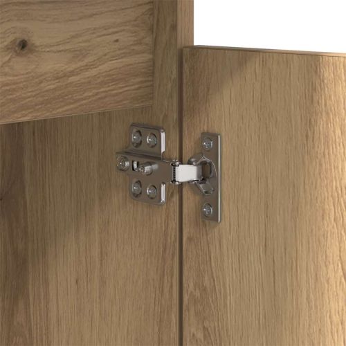 Нощен шкаф с чекмедже 2 pcs Дъб 40 x 35 x 70 см Инженерно дърво