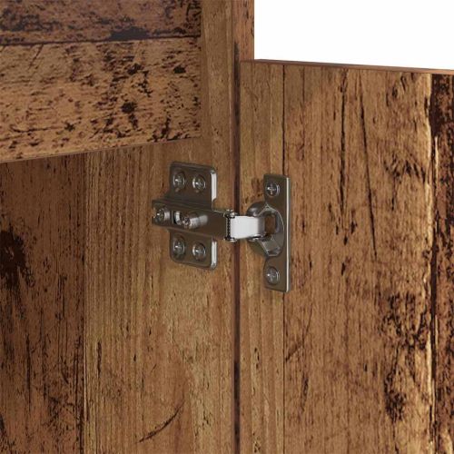 Нощен шкаф 2 pcs Старо дърво 40 x 35 x 70 см Инженерно дърво