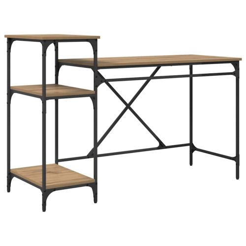 Бюро Дъб 135 x 50 x 90 cm Инженерно дърво