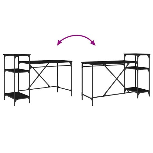 Бюро Черния дъб 135 x 50 x 90 cm Инженерно дърво