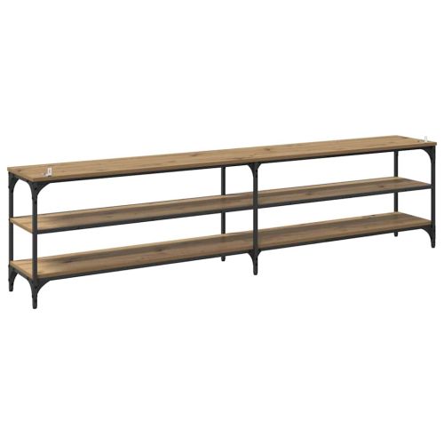 ТВ шкаф Дъб 200 x 30 x 50 cm Инженерна дървесина и желязо