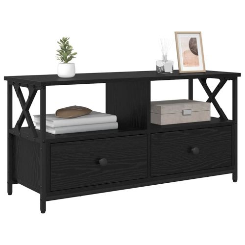 ТВ шкаф с чекмедже Черния дъб 90 x 33 x 45 см
