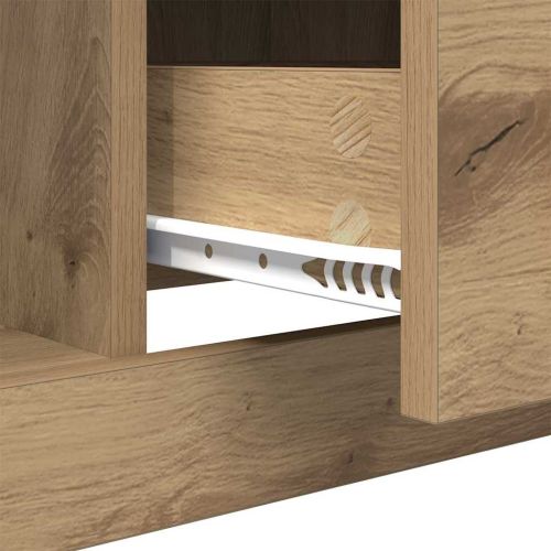 Масичка за кафе с чекмедже Дъб 90 x 50 x 35 cm Инженерно дърво