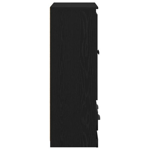 Висок шкаф Черния дъб 60 x 35,5 x 103,5 см Инженерно дърво