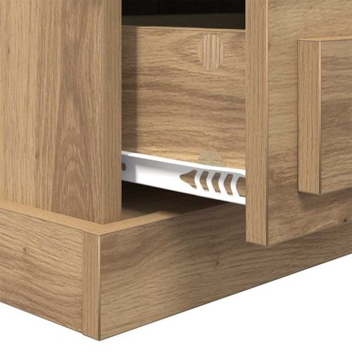 Нощен шкаф с чекмедже Дъб 36 x 43 x 60 см Инженерно дърво