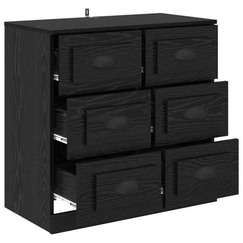 Служебен шкаф Черния дъб 70 x 35,5 x 67,5 см Инженерно дърво