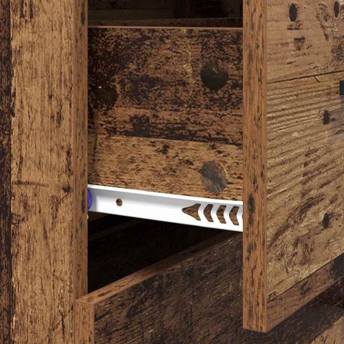 Служебен шкаф с чекмедже Старо дърво 69,5 x 34 x 90 см