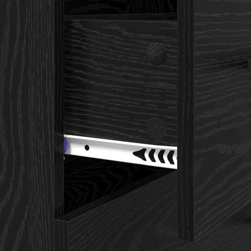 Служебен шкаф с чекмедже Черния дъб 69,5 x 34 x 90 см