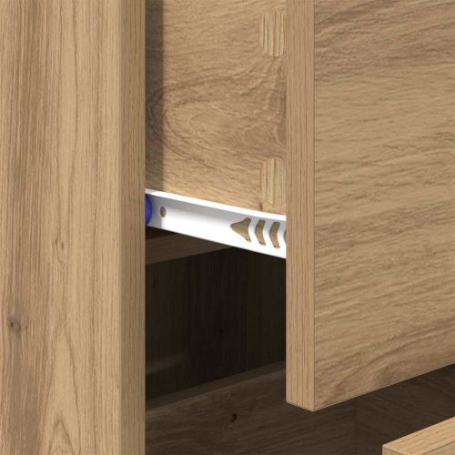 Служебен шкаф дъб артизан 34 x 34.5 x 90 см Инженерно дърво