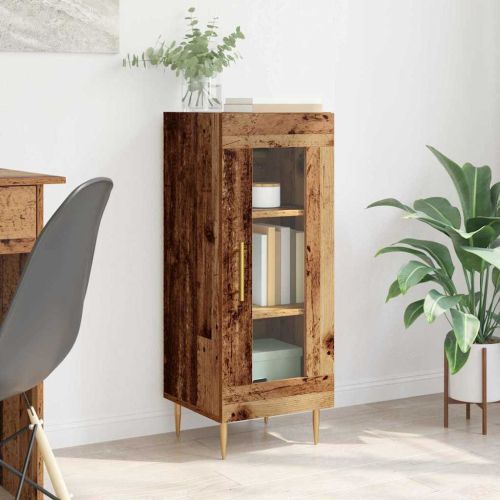 Служебен шкаф Старо дърво 34 x 34.5 x 90 см Инженерно дърво