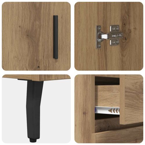 Служебен шкаф с чекмедже Дъб 69,5 x 34 x 90 см