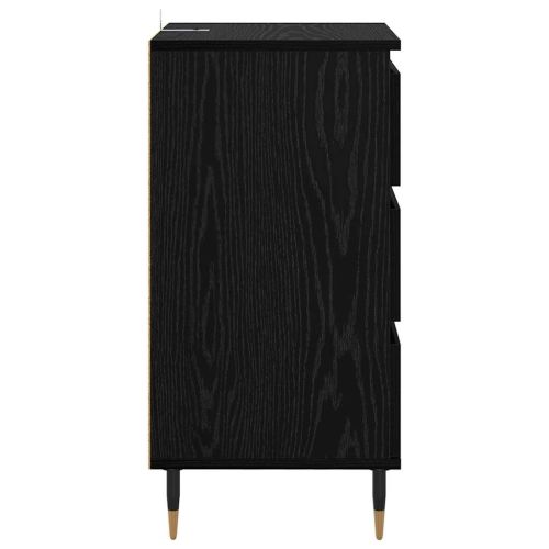 Служебен шкаф Черен дъб 35 x 40 x 70 см Инженерно дърво