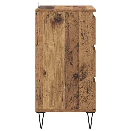 Служебен шкаф с чекмедже Старо дърво 40 x 35 x 70 см
