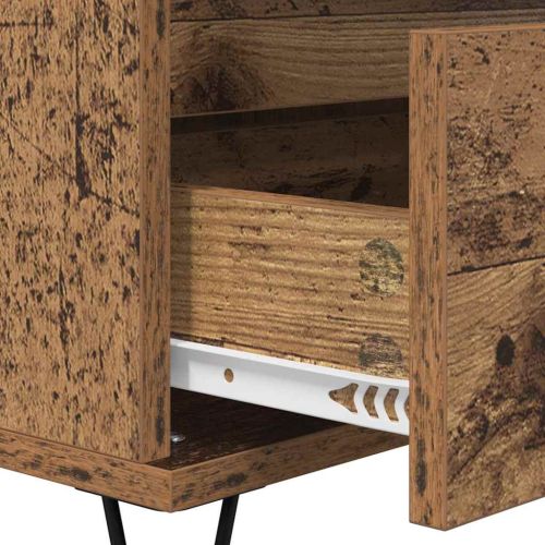 Служебен шкаф с чекмедже Старо дърво 40 x 35 x 70 см