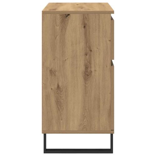 Служебен шкаф Дъб 60 x 35 x 70 cm Инженерна дървесина и желязо