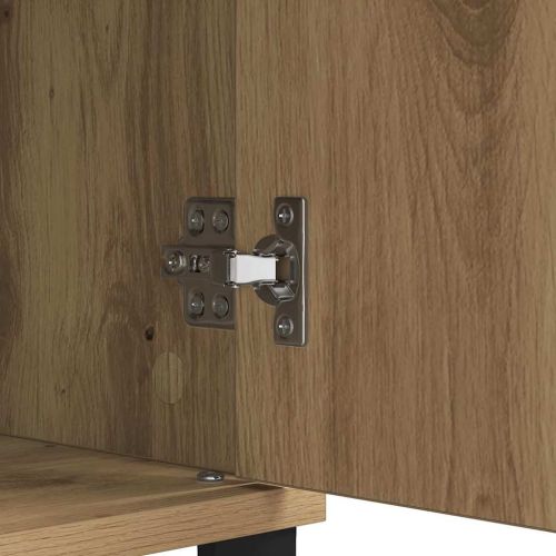 Служебен шкаф Дъб 60 x 35 x 70 cm Инженерна дървесина и желязо