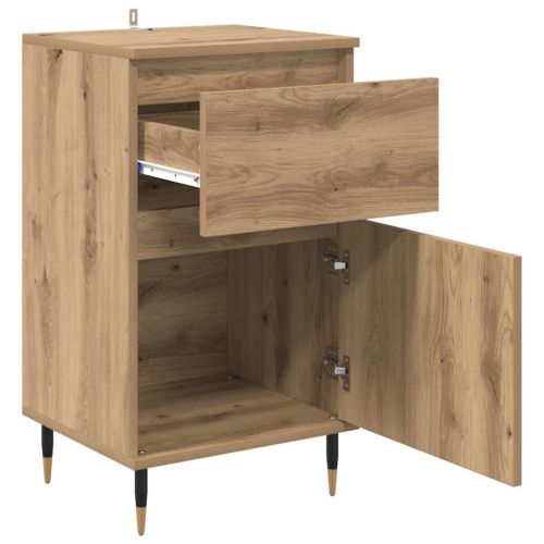 Служебен шкаф Дъб 40 x 35 x 70 см Инженерна дървесина и желязо