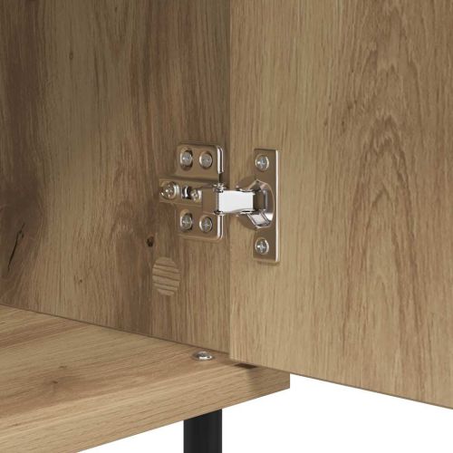 Служебен шкаф Дъб 40 x 35 x 70 см Инженерна дървесина и желязо