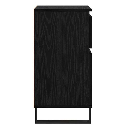 Служебен шкаф Черен дъб 35 x 40 x 70 см Инженерно дърво