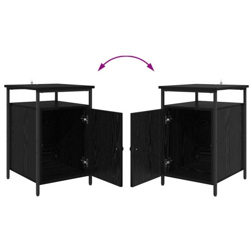 Нощен шкаф Черния дъб 40 x 42 x 60 см Инженерно дърво