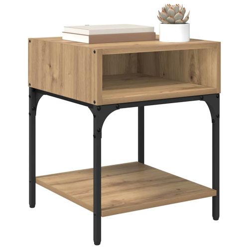 Нощно шкафче Дъб 40 x 40 x 50 cm Инженерно дърво