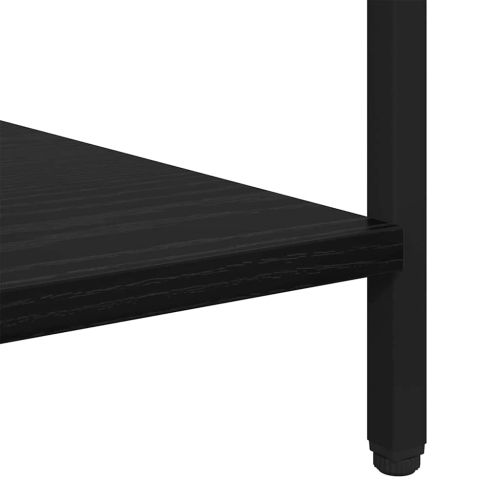 Нощно шкафче 2 pcs Черния дъб 40 x 40 x 50 cm Инженерно дърво