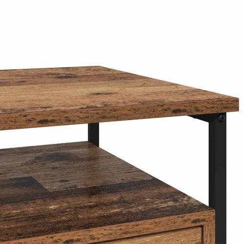 Нощен шкаф 2 pcs Старо дърво 40 x 42 x 55 см Инженерно дърво