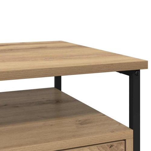 Нощен шкаф с чекмедже 2 pcs Дъб 40 x 42 x 55 см Инженерно дърво