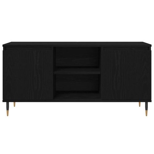ТВ шкаф Черния дъб 104 x 35 x 50 см Инженерно дърво