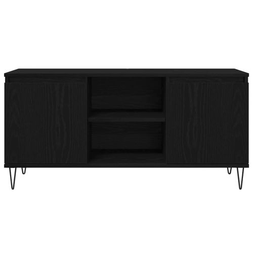 ТВ шкаф Черния дъб 104 x 35 x 50 см Инженерно дърво