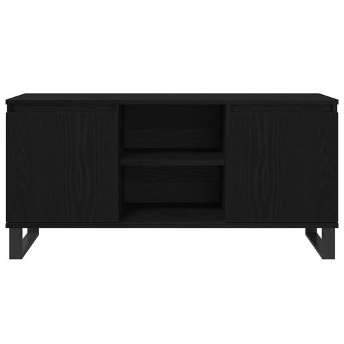 ТВ шкаф Черния дъб 104 x 35 x 50 см Инженерно дърво