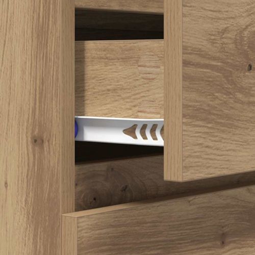 Служебен шкаф с чекмедже Дъб 60 x 35 x 70 cm Инженерно дърво