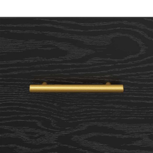 Нощен шкаф 2 pcs Черния дъб 40 x 35 x 47,5 см Инженерно дърво