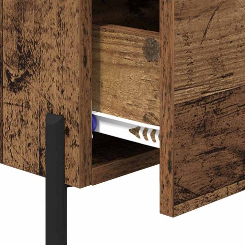 Нощен шкаф Старо дърво 40 x 35 x 47,5 см Инженерно дърво