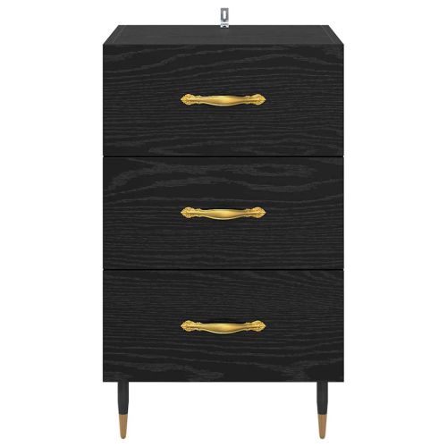 Нощен шкаф Черния дъб 40 x 40 x 66 см Инженерно дърво