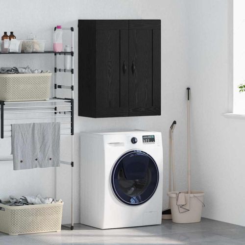 Стенен шкаф Черния дъб 69,5 x 34 x 90 см Инженерно дърво