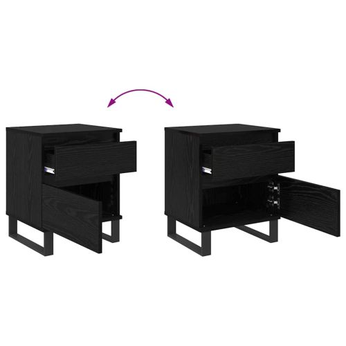 Нощен шкаф Черния дъб 40 x 35 x 50 см Инженерно дърво