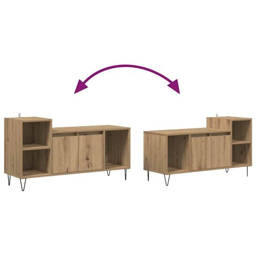 ТВ шкаф Дъб 100 x 35 x 55 см Инженерно дърво